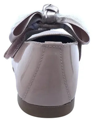 Luccini Bow Mary Jane, Nude Patent