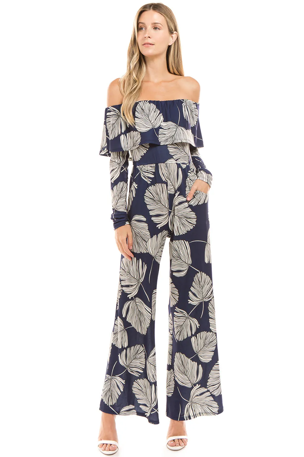 LUCIA JUMPSUITS (Navy) - VD2360