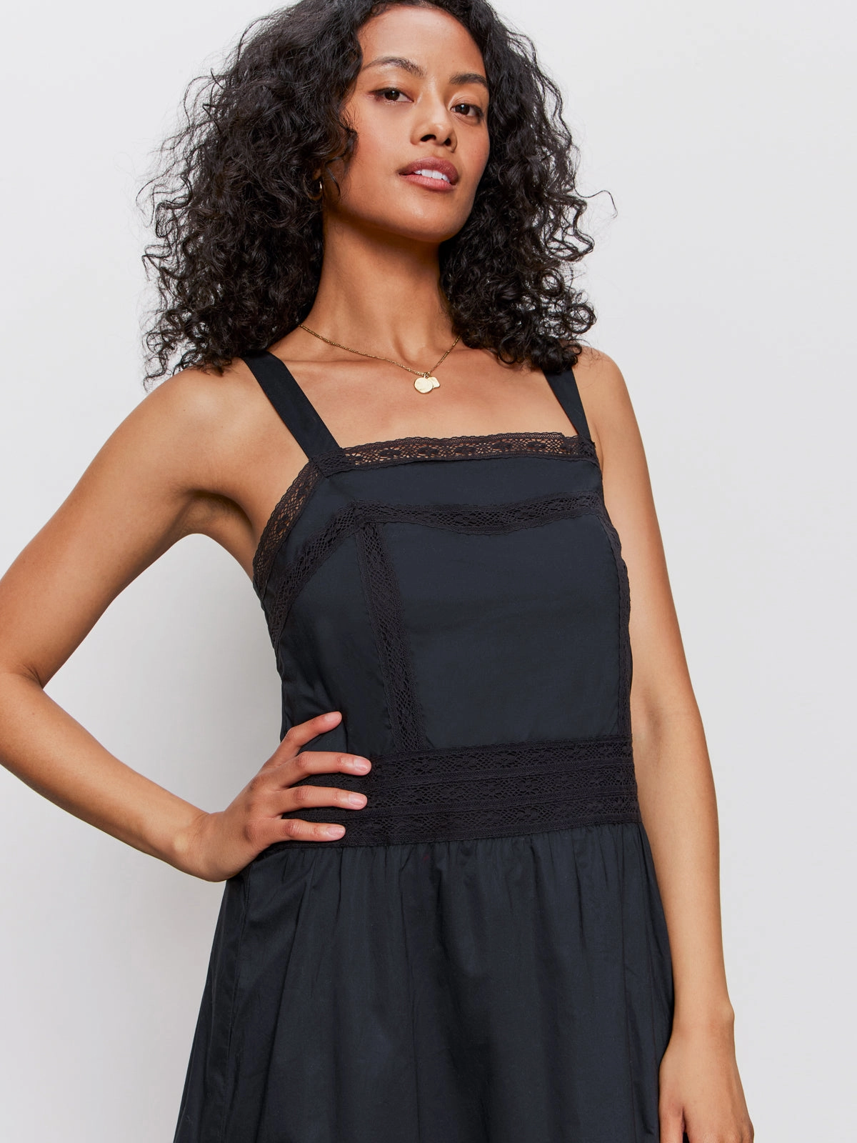 Bright Feel Elegant Finish Lucky You Dress Black