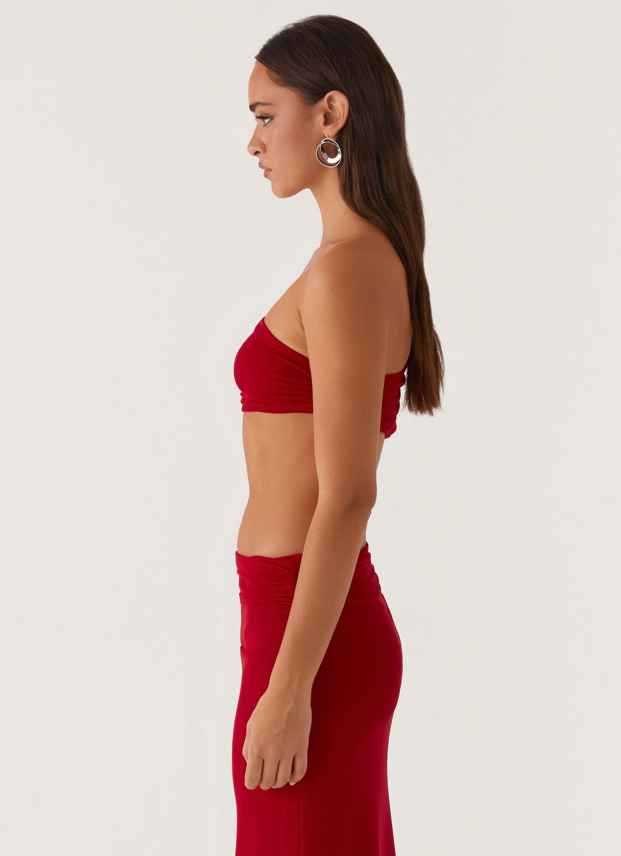 Everyday Comfort Fit Luella One Shoulder Top - Red
