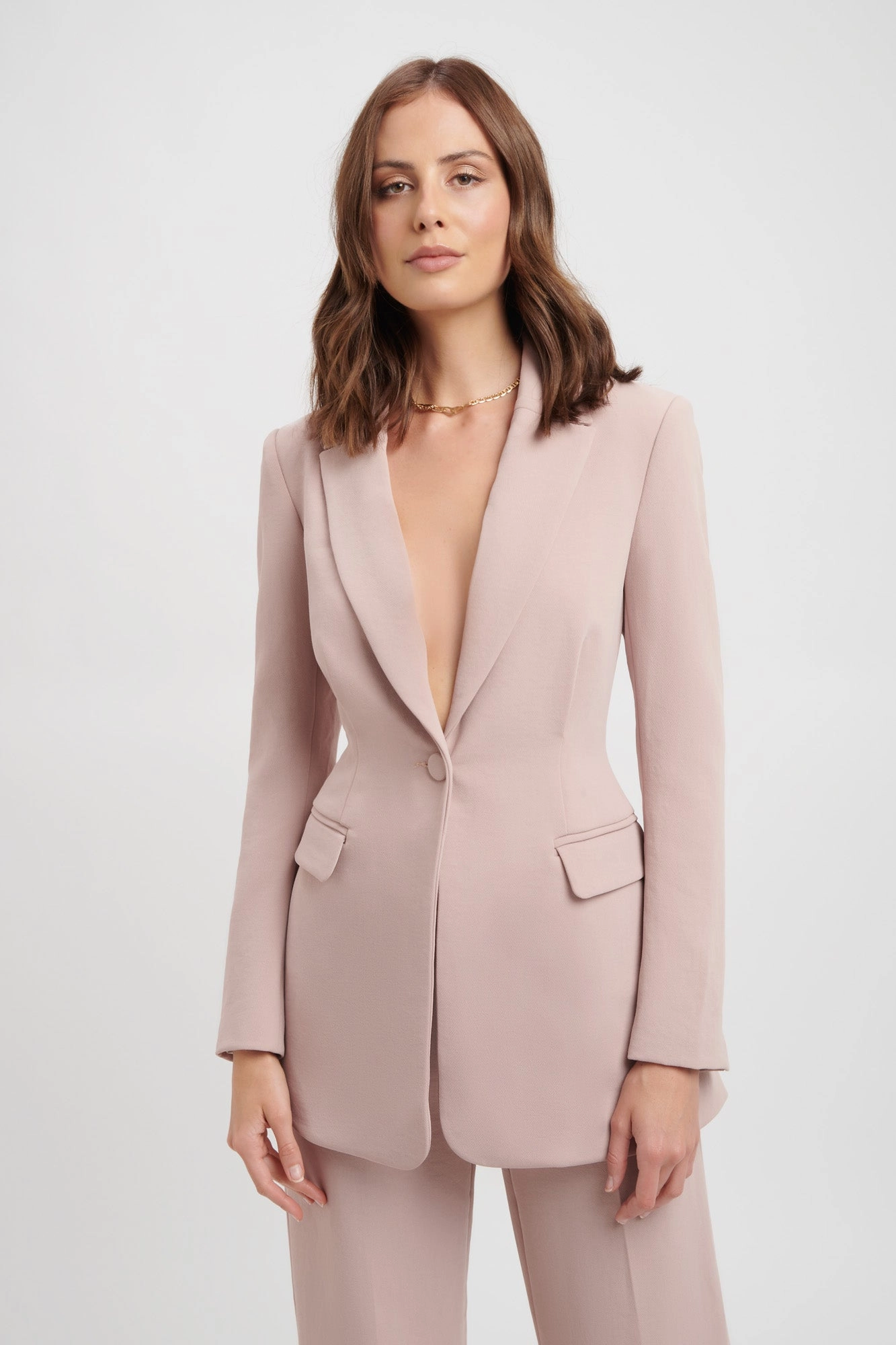 Convertible Sleeve Options Active Movement Lux Tuck Blazer