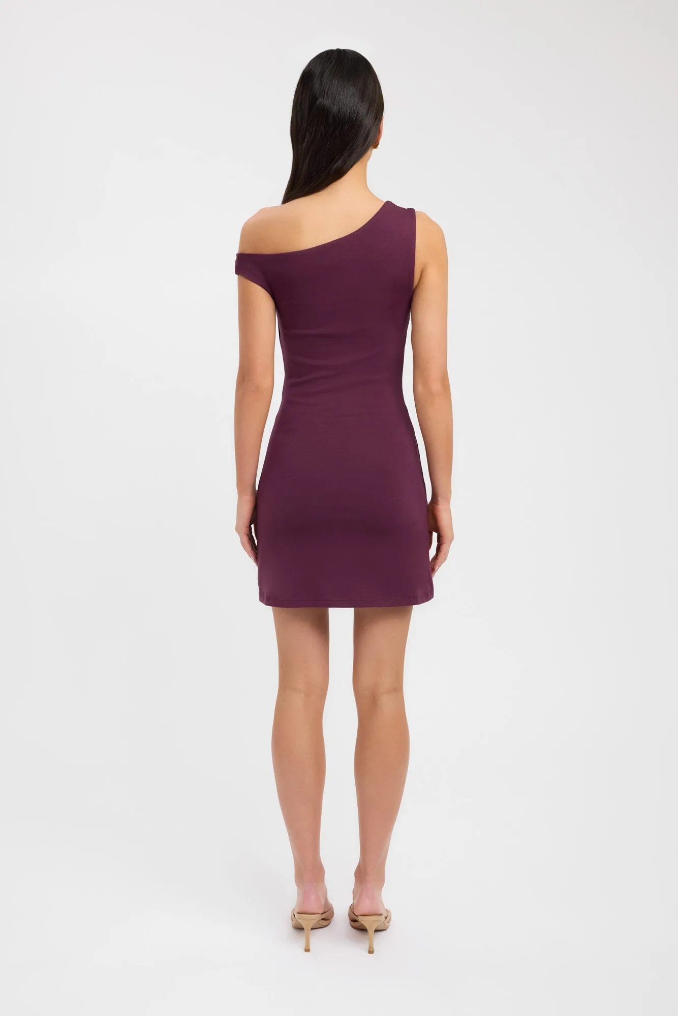 Greta Mini Dress Calm Finish Fluid Fabric