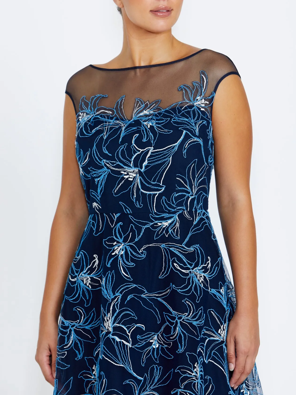 Stellar Midnight A-Line Dress Elegant Cut