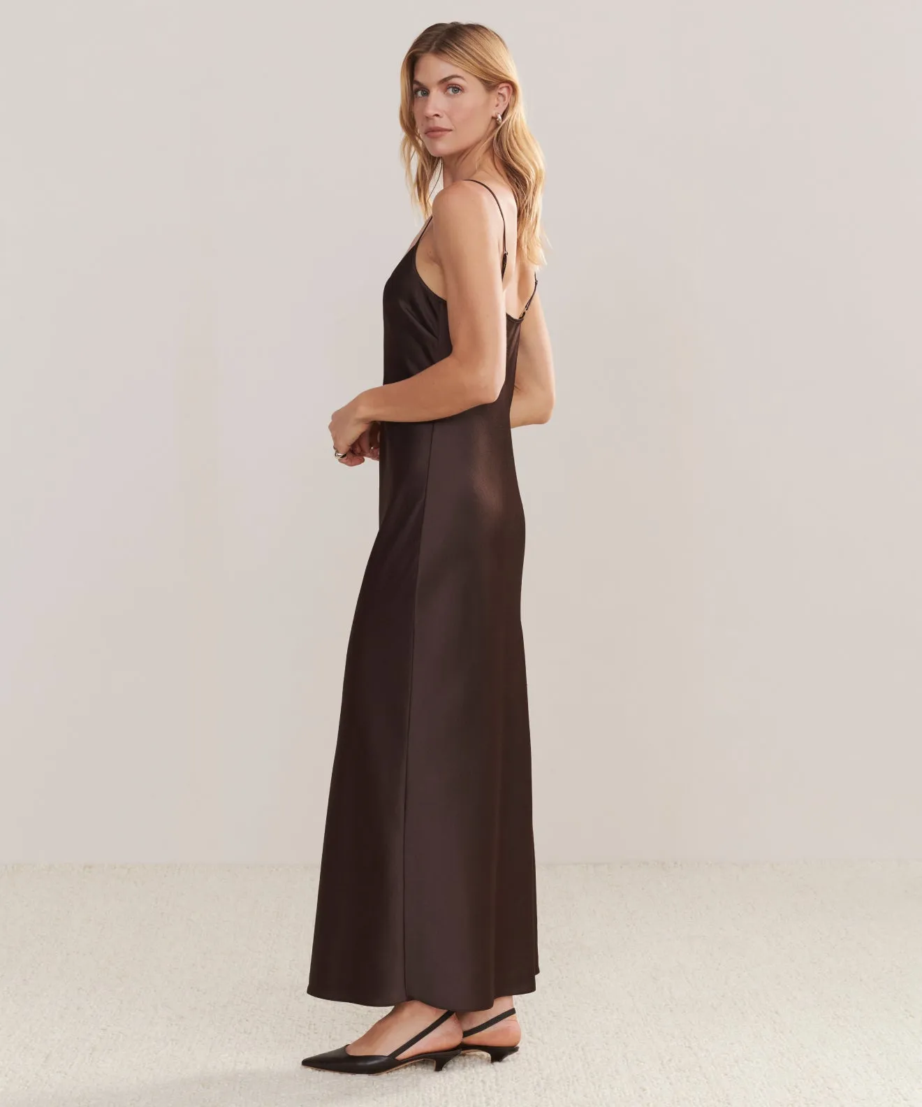 Insulating-Lining Smart Detail Cleo Slip Dress