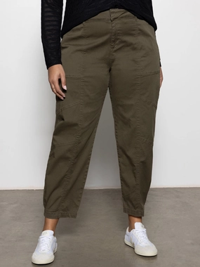 luxe feel Sahara Tapered Standard Rise Pant Burnt Olive Extended Sizing Flattering Style SlimFit Sahara Tapered Standard Rise Pant Burnt Olive Extended Sizing