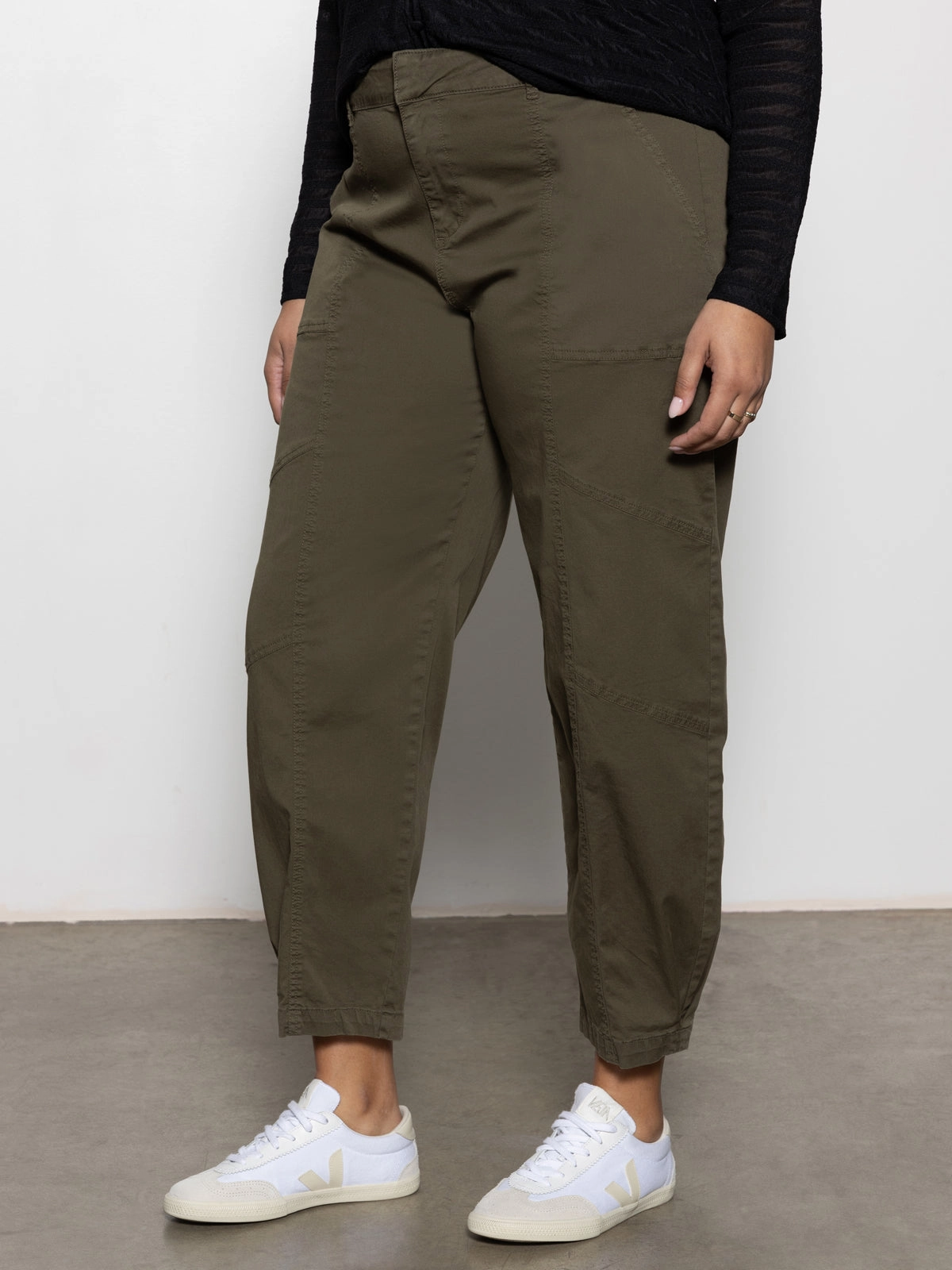 AntiSlipWaistband Sahara Tapered Standard Rise Pant Burnt Olive Extended Sizing