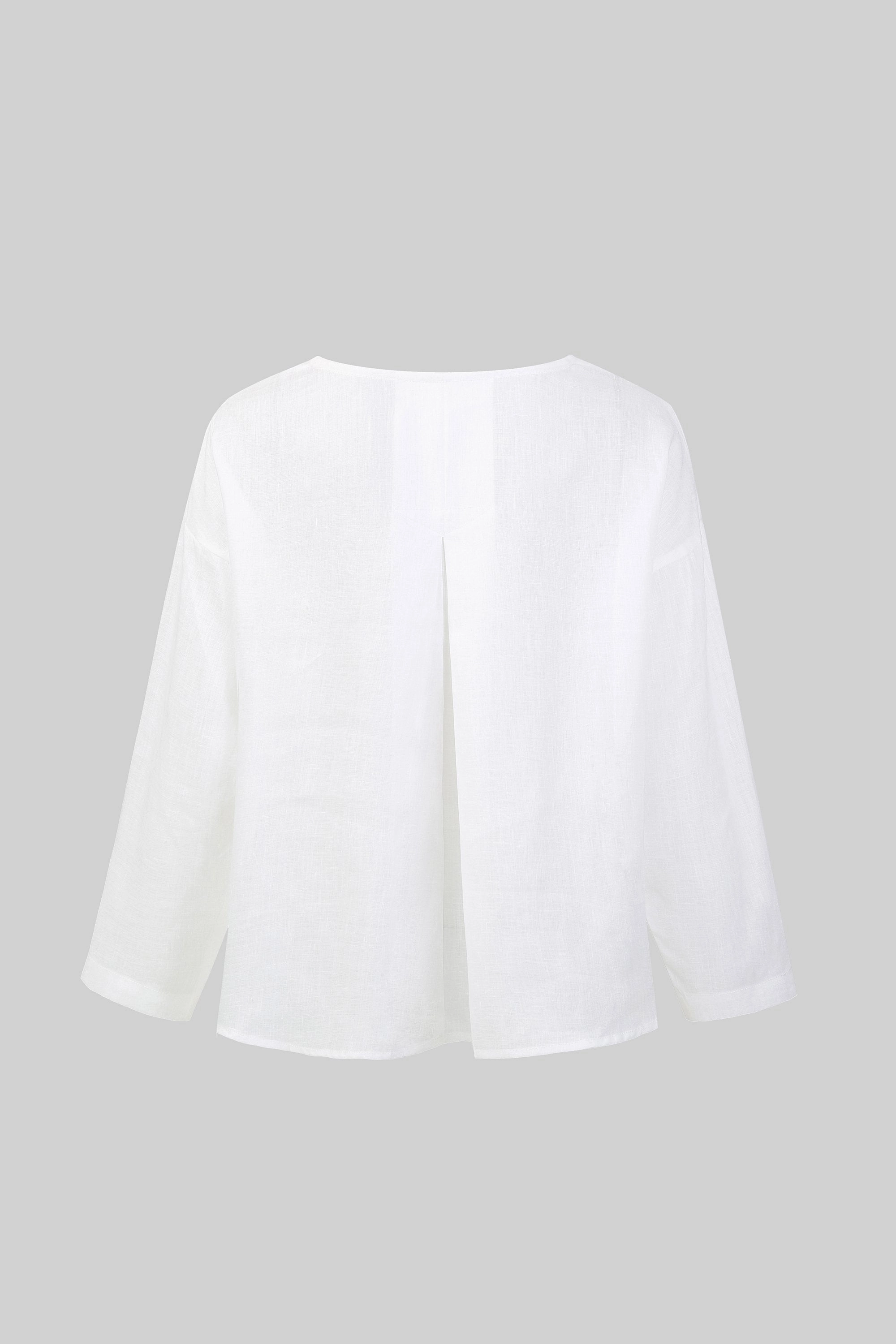 NonRestrictiveFit Basic Travel Fit Coconut 08 | linen top