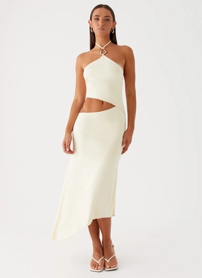 Luxury Comfort Tasha Maxi Dress - Lemon Tasha Maxi Dress - Lemon petite size