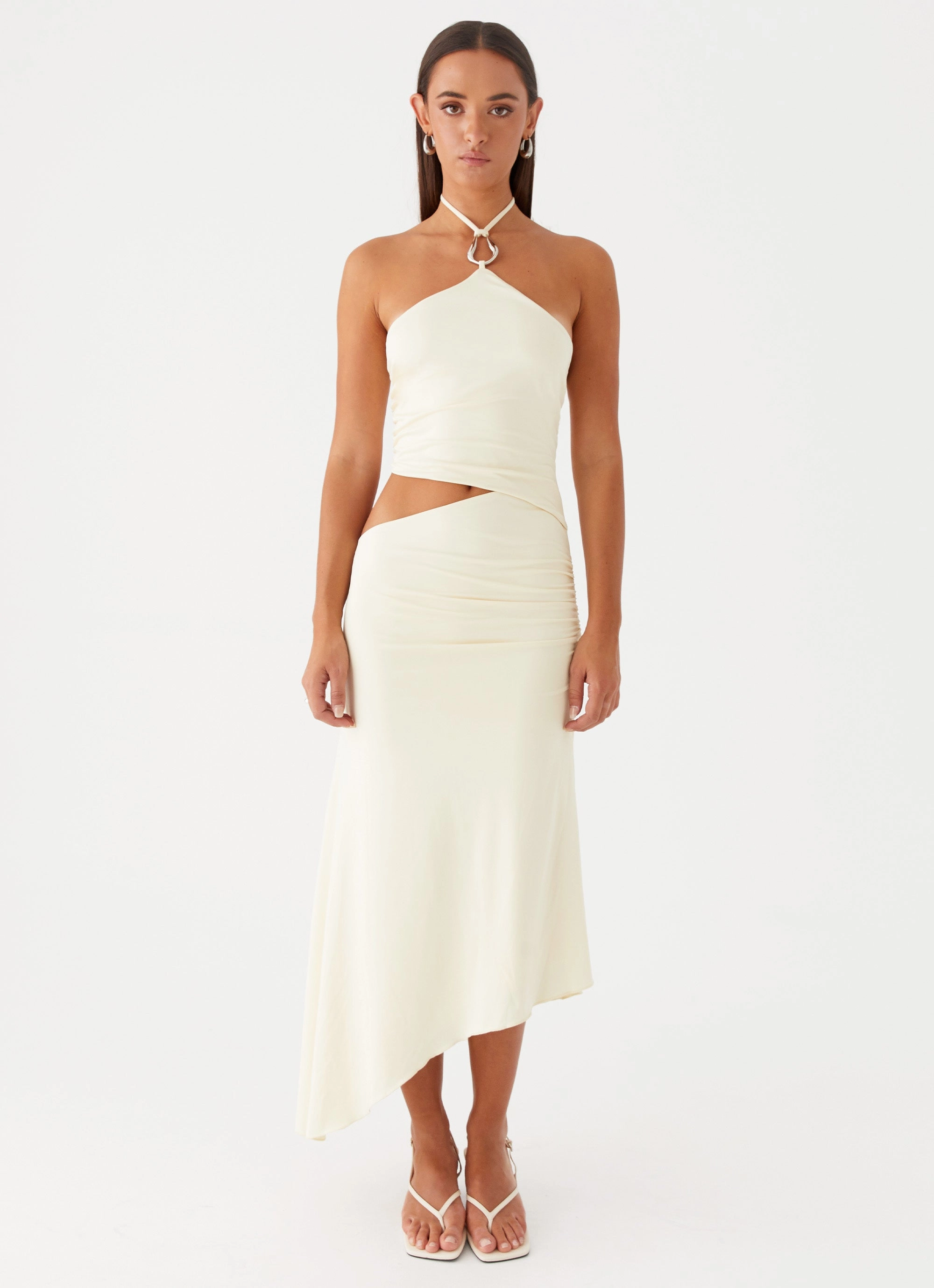 Comfy Shape Lightweight-Lining Tasha Maxi Dress - Lemon
