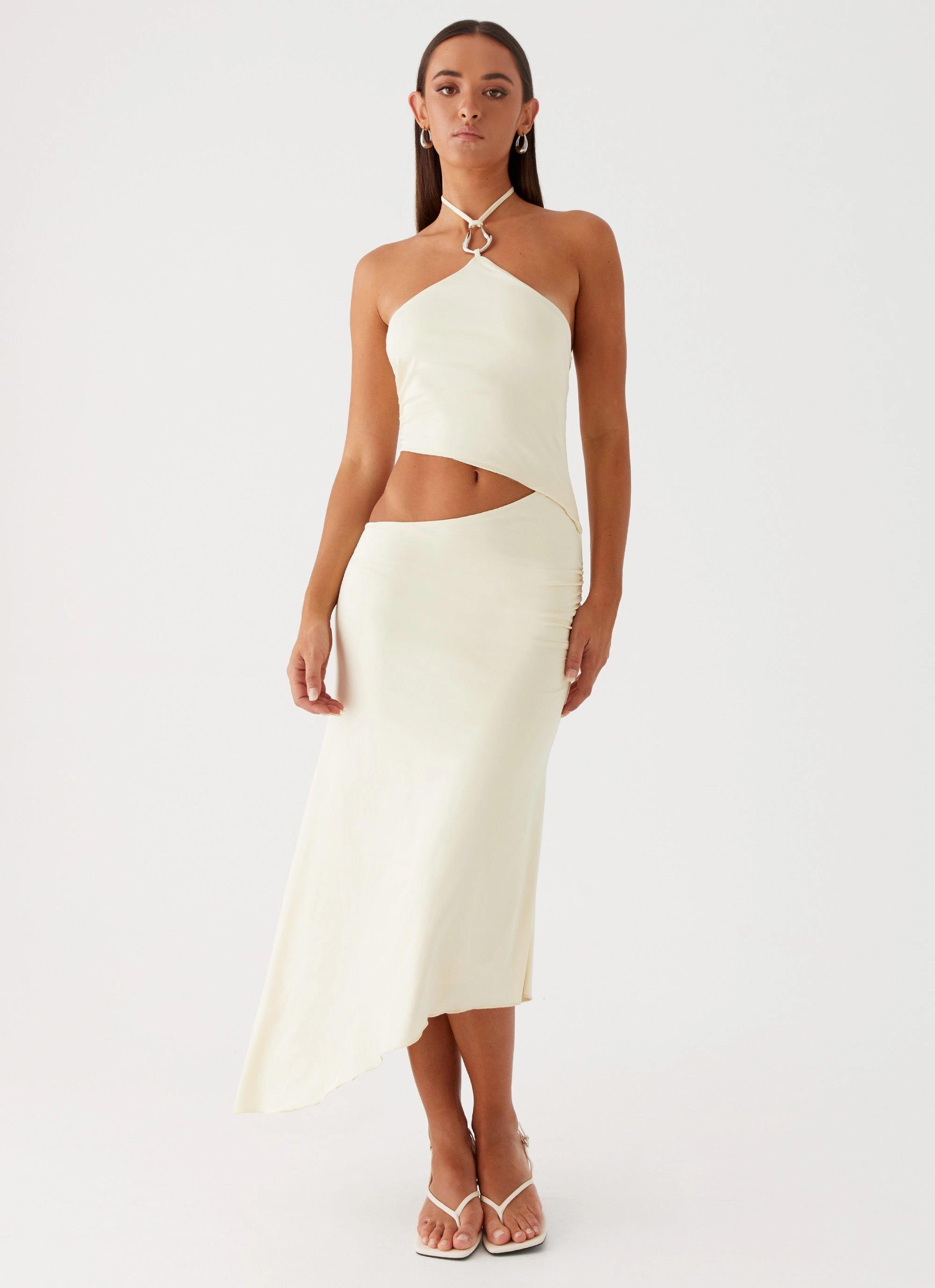 Tasha Maxi Dress - Lemon petite size
