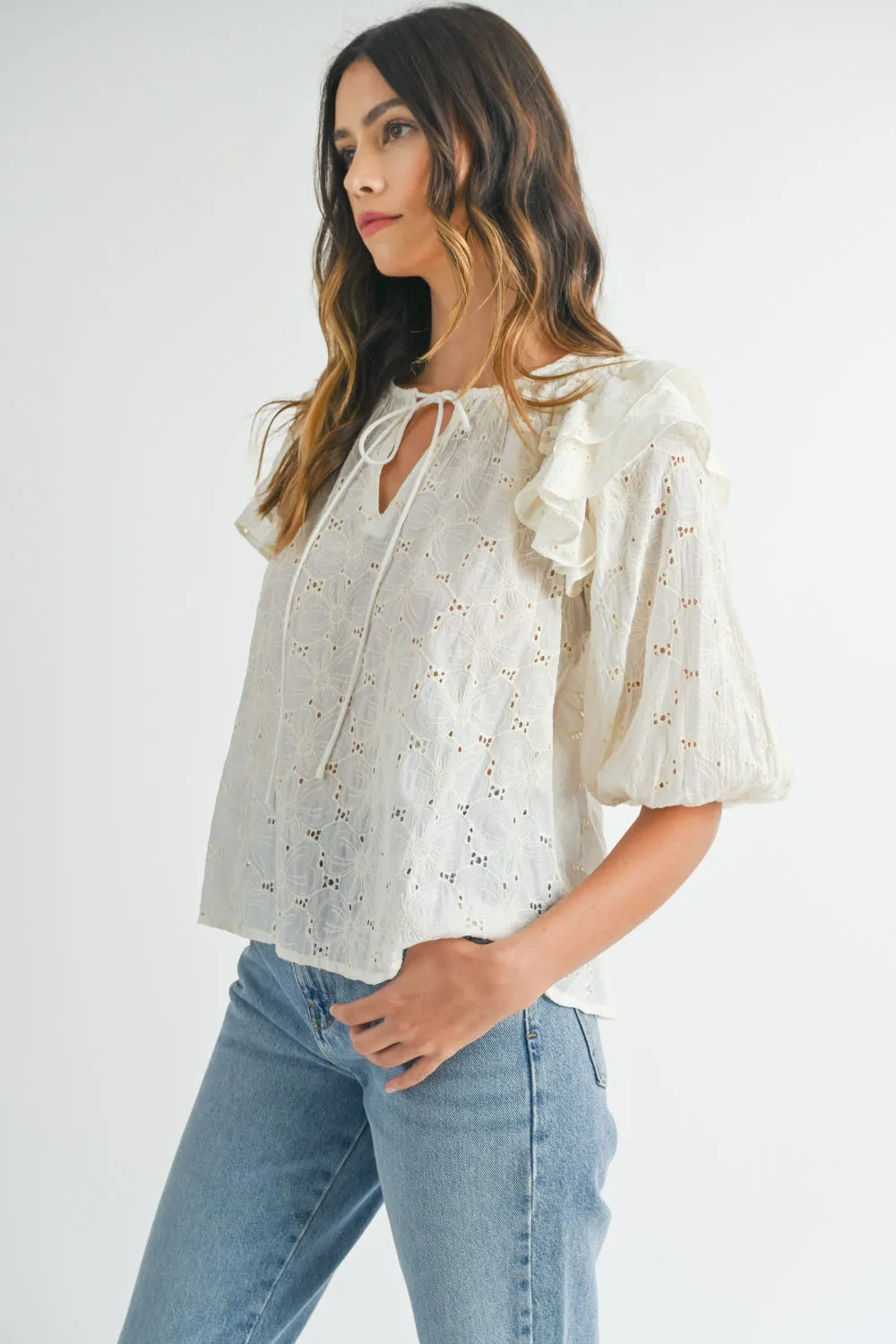 Mable Eyelet Blouse