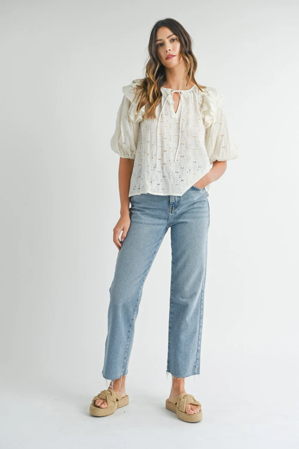Mable Eyelet Blouse