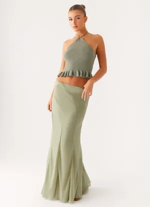 Maddox Maxi Skirt - Sage Functional Design Body shaping Maddox Maxi Skirt - Sage