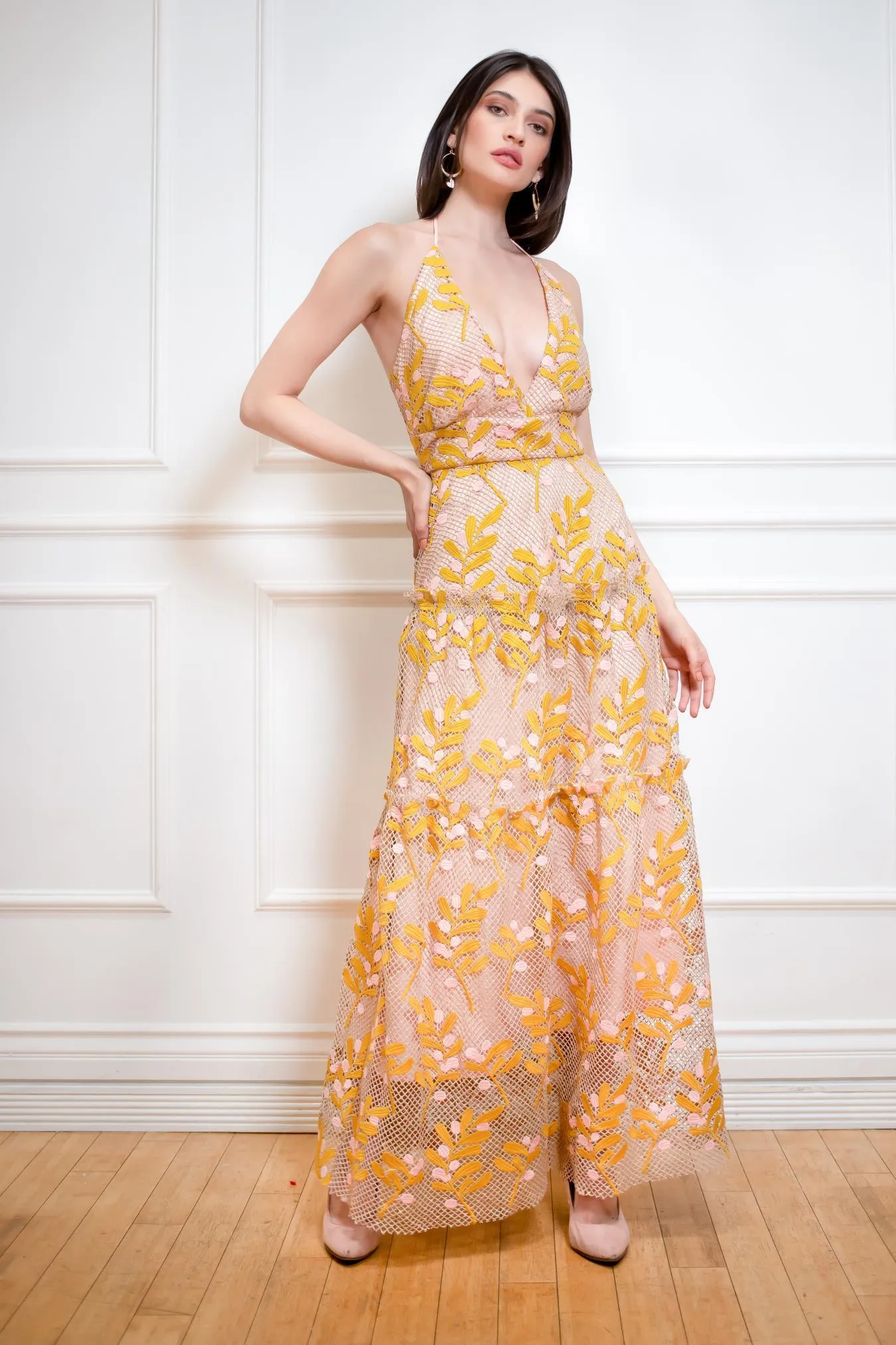 Madeline Dress - Cottage Lace Silky Silhouette
