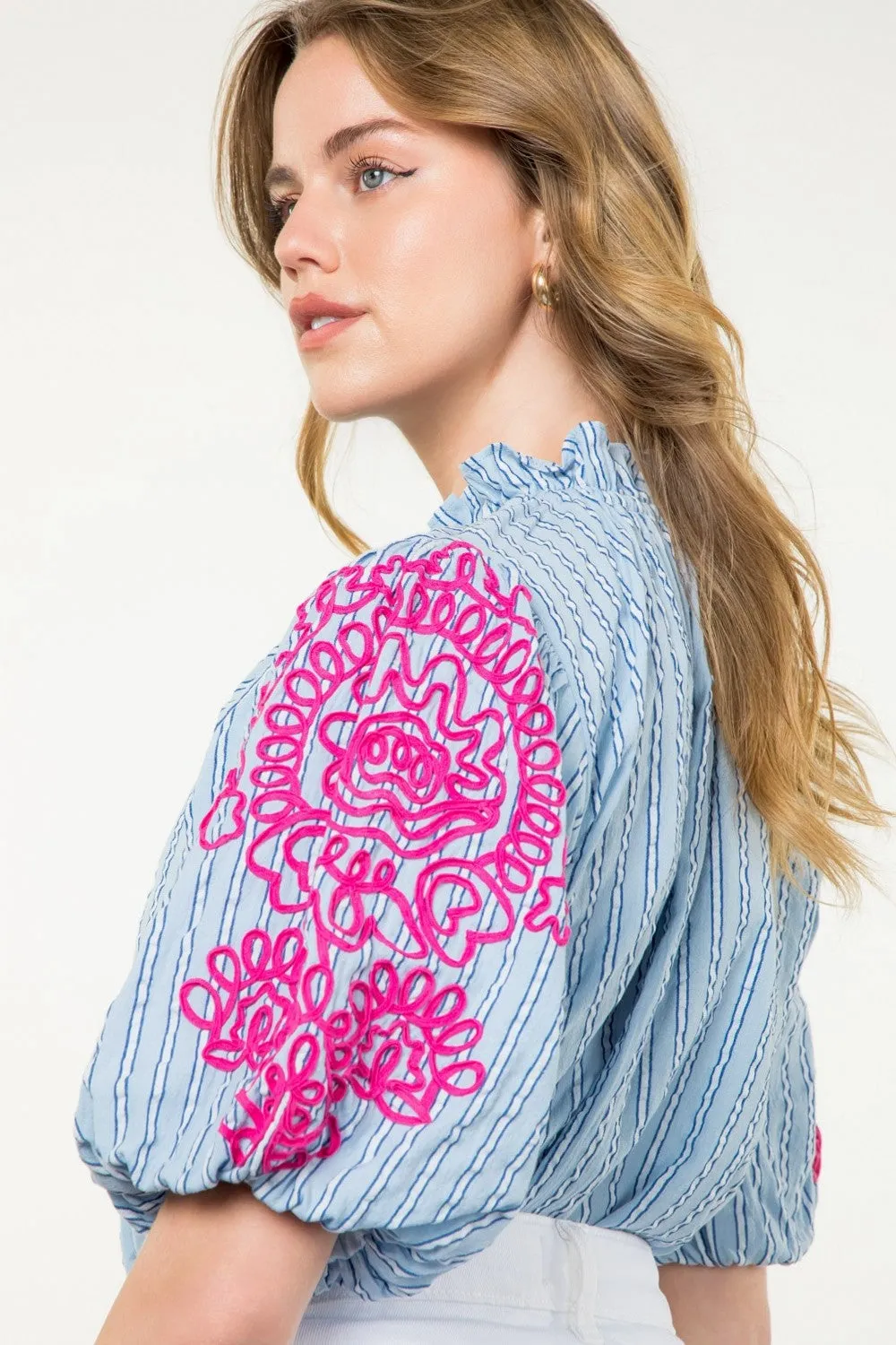 Madison Embroidered Top