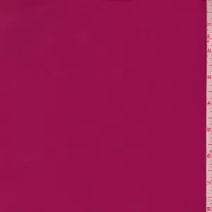 Magenta Satin Scuba Knit Fabric