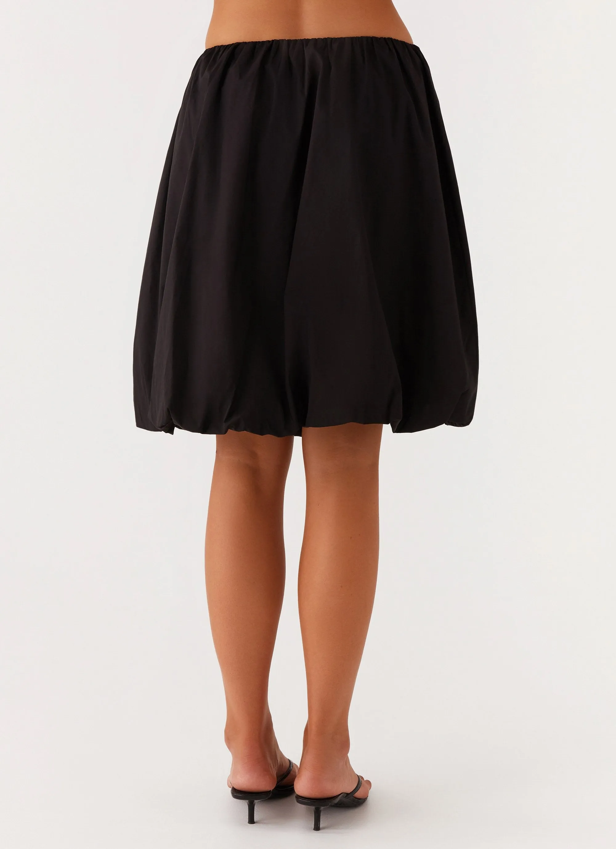 Daywear Make Way Bubble Midi Skirt - Black