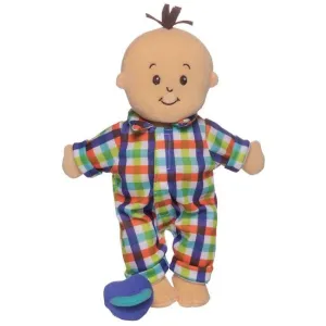 Manhattan Toy Wee Baby Stella Fella Peach Doll with Brown Hair
