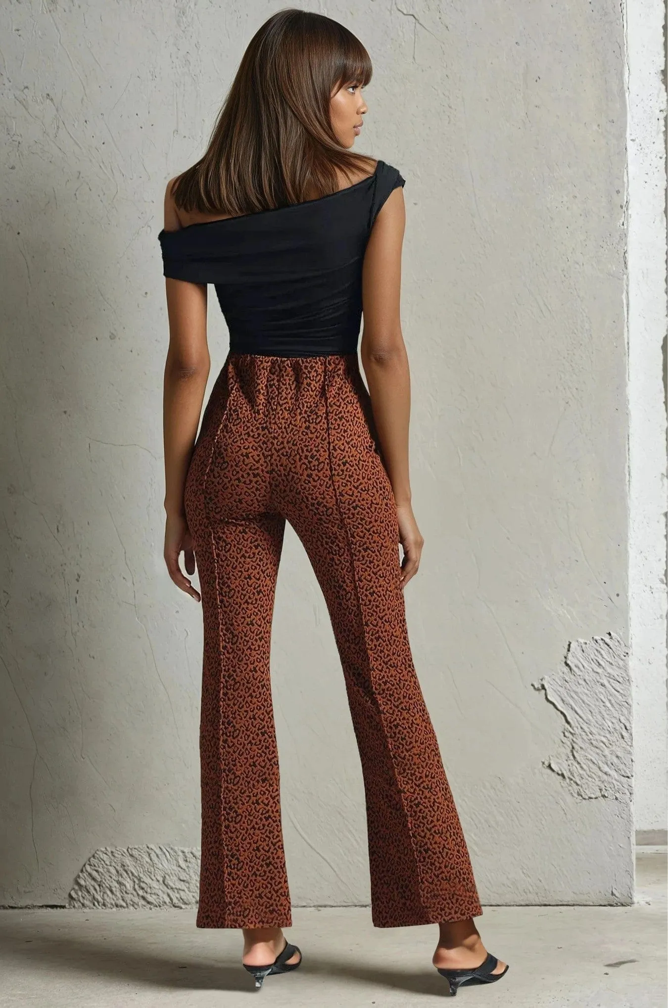Smooth Finish Margot Kick-Flare Pants - Mocha Fierce