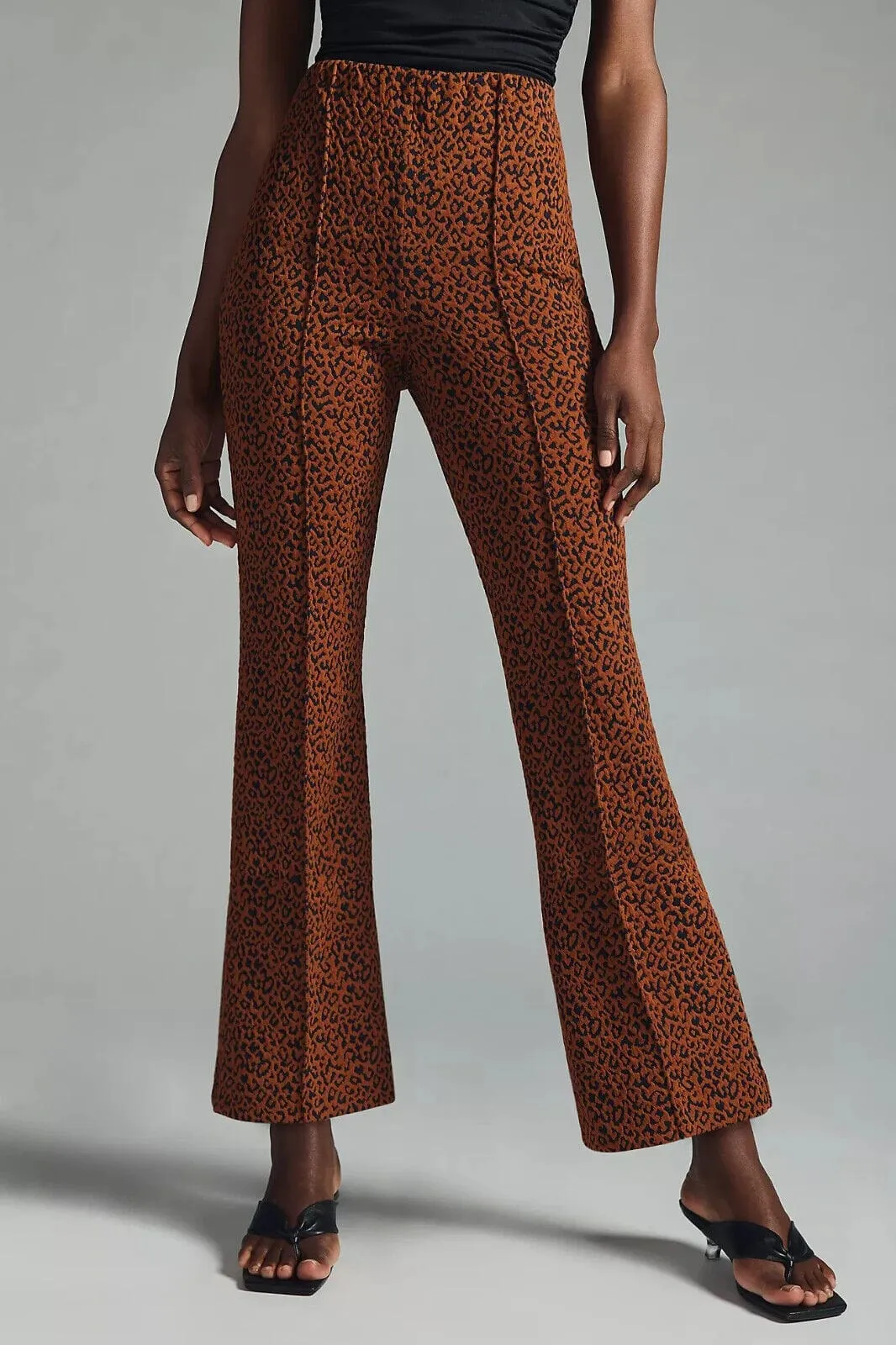 Margot Kick-Flare Pants - Mocha Fierce hypoallergenic material LowProfileWaistband