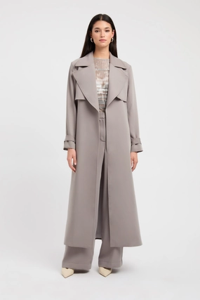 Maria Core Trench Teflon Coated Lightweight Waterproof Seasonal Wear Maria Core Trench