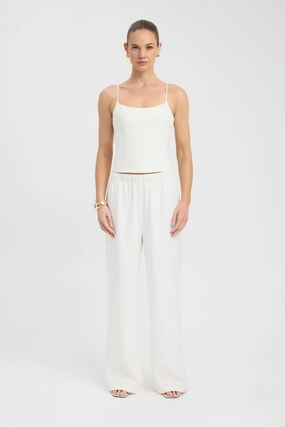 Maria Elastic Pant Body-Defining Fit Day-to-Day Wear Maria Elastic Pant
