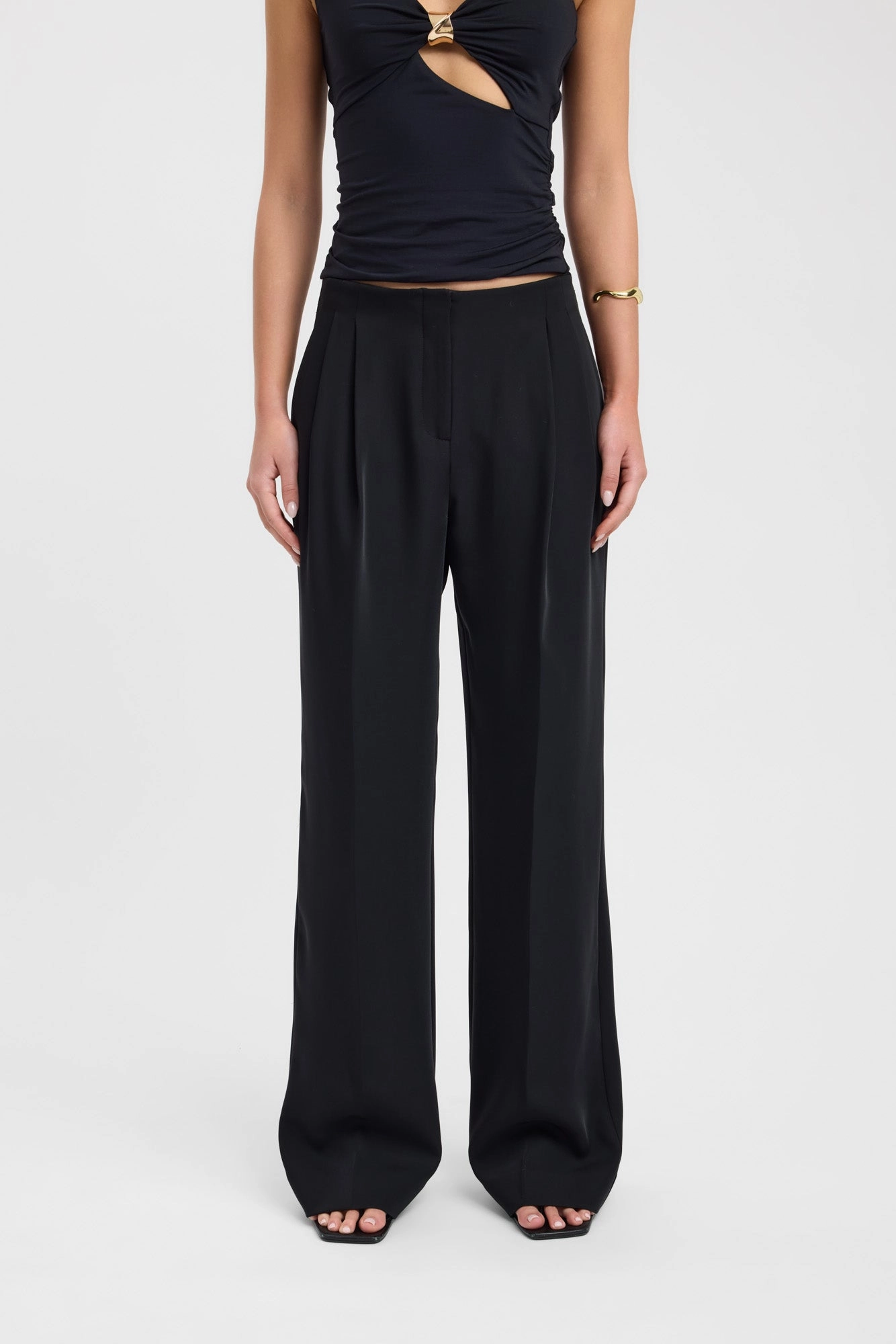 Maria Pleated Pant Movement Ease Durable Stitching