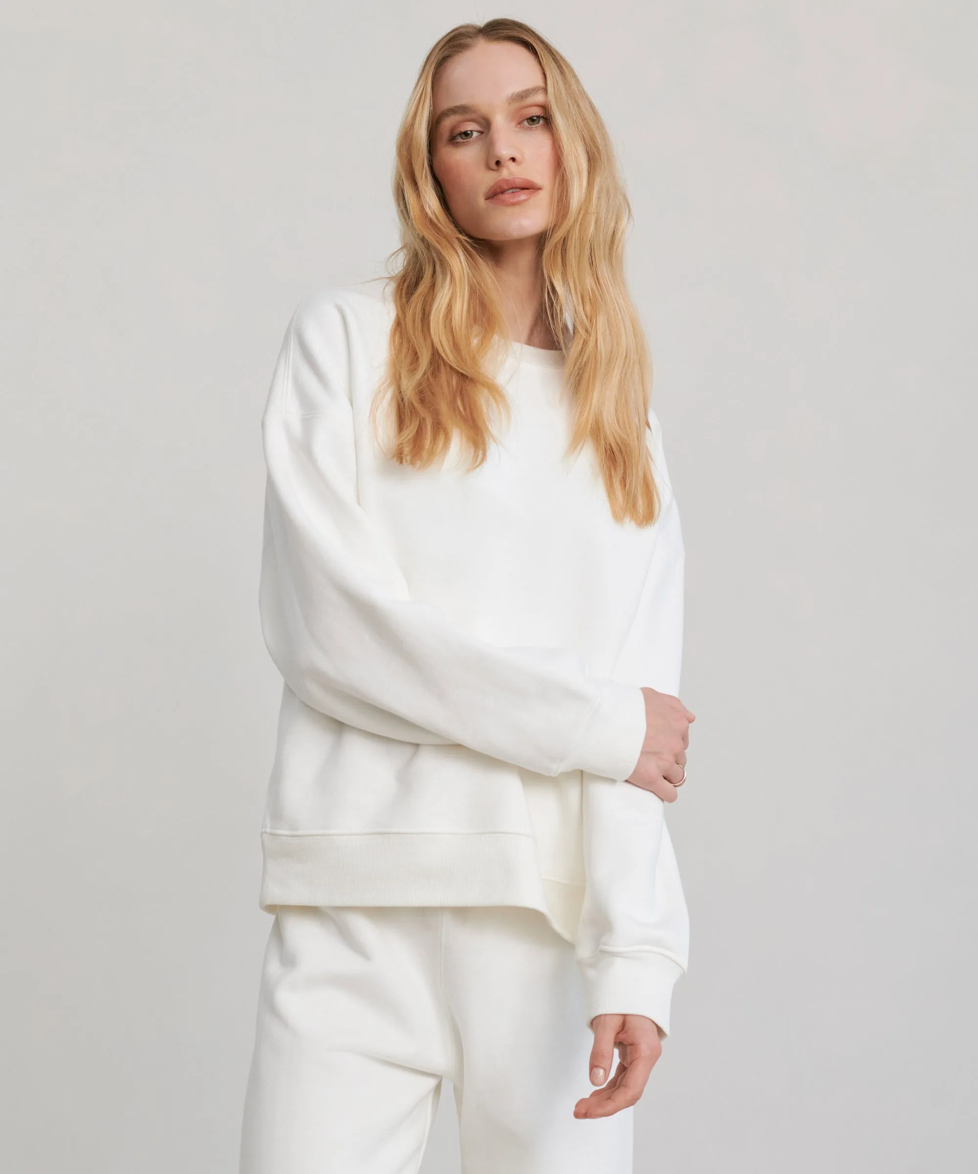Marina Sweatshirt ButtonDownCollar Breathable Linen Blend