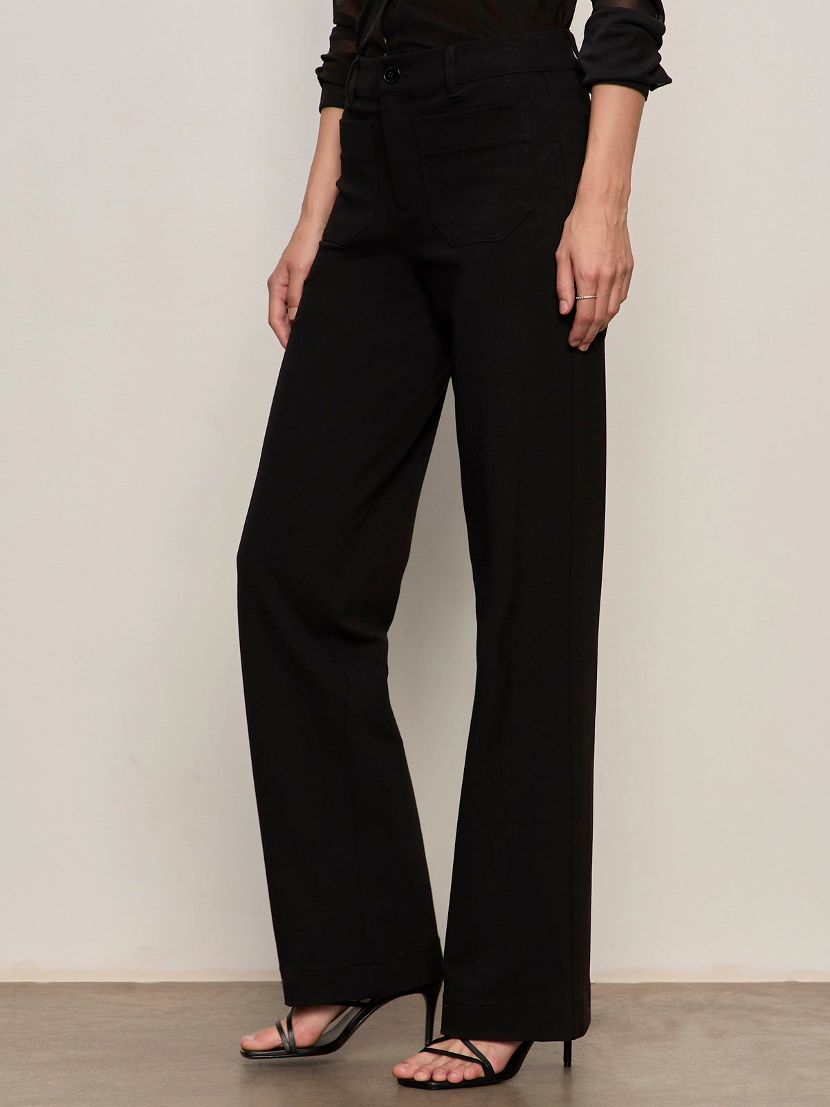 AntiSnagZippers Marine Ponte Pant Black