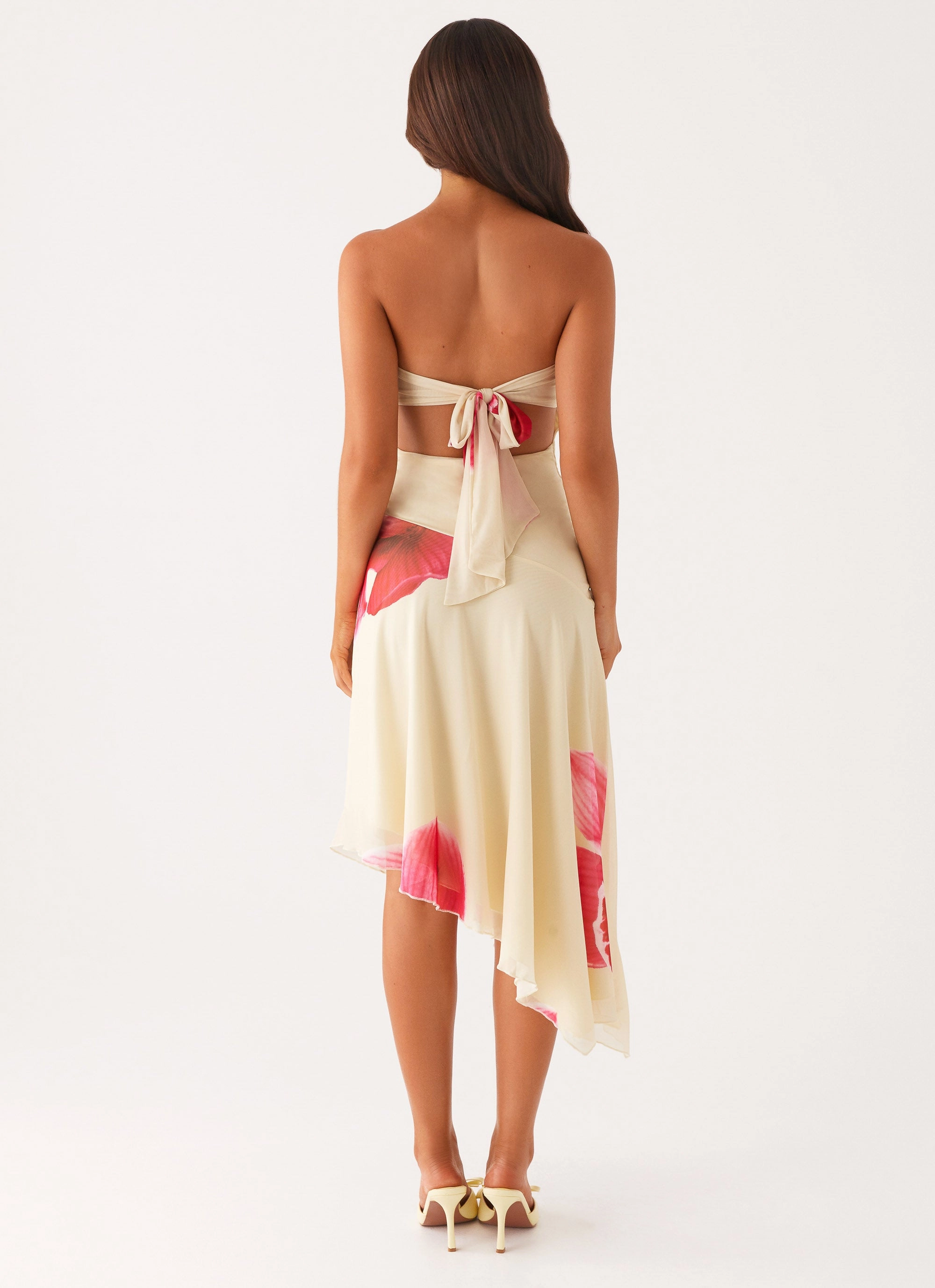 Mariposa Midi Dress - Orchid Yellow Chic Rhythm Versatile Comfort Wear