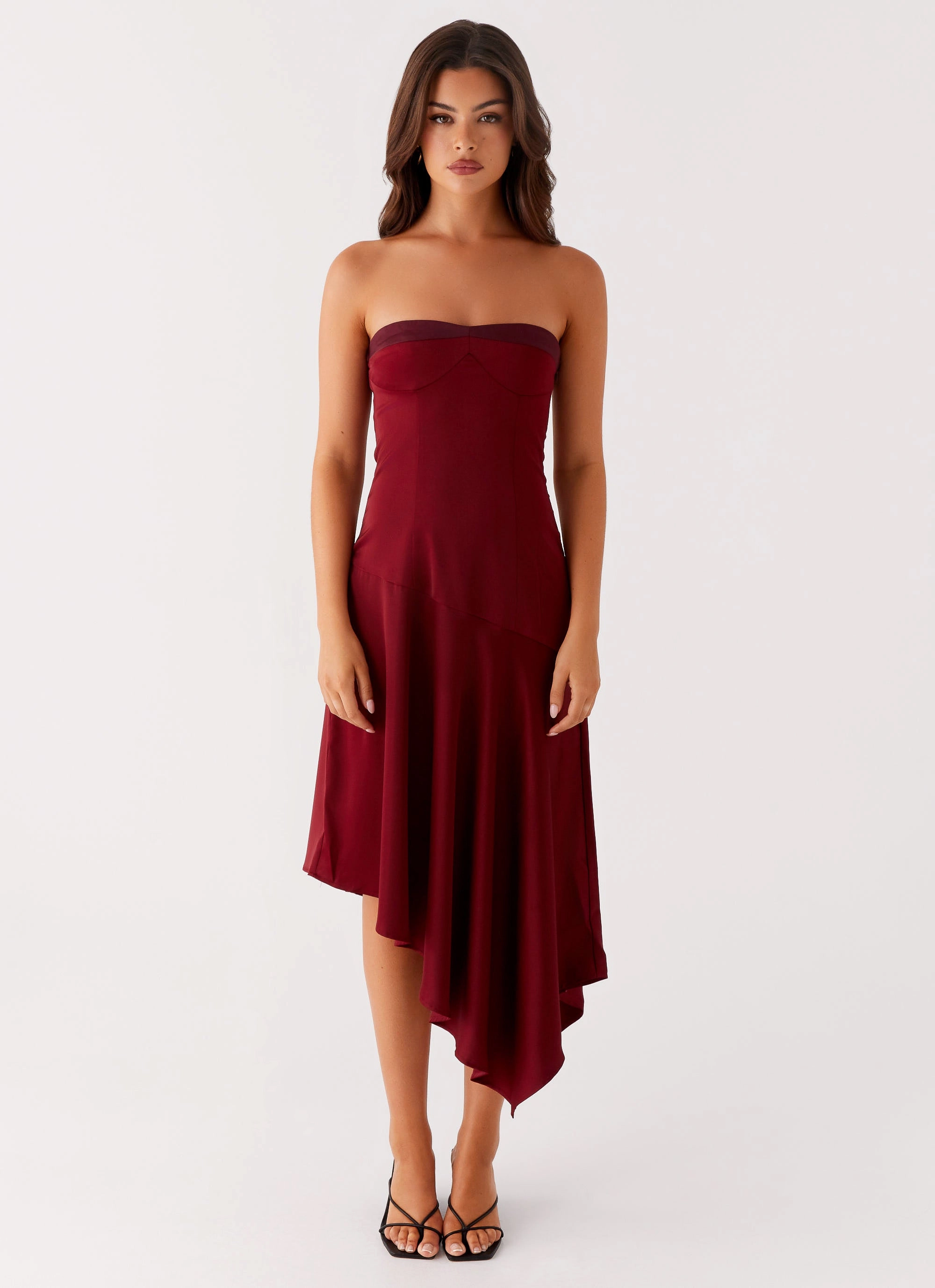 All Time Fit Matisse Midi Dress - Red