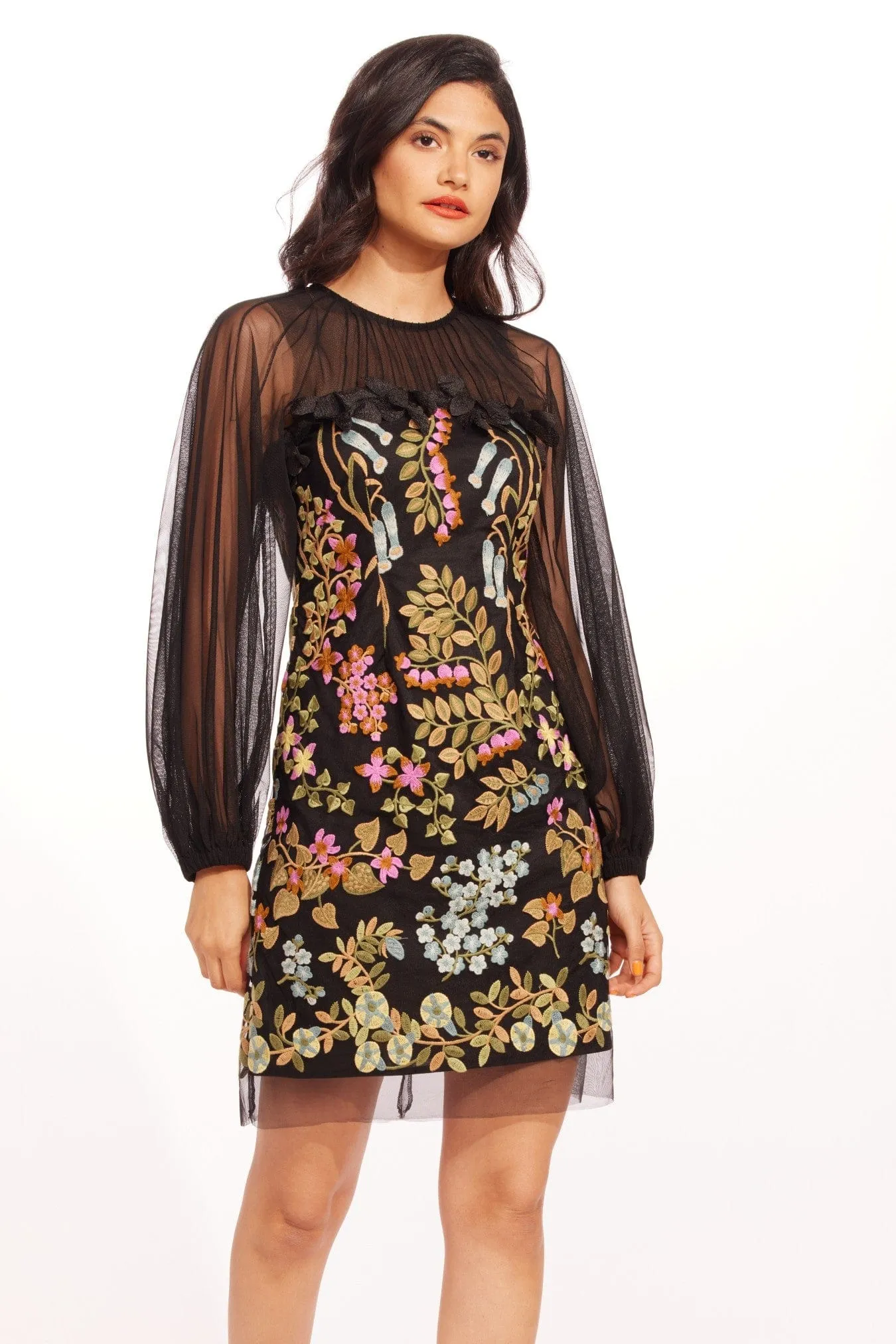 Charming Style Minimal Details Scala Dress - Perfect Bloom