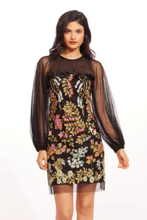 Matte Finish Scala Dress - Perfect Bloom Weekend Chic Scala Dress - Perfect Bloom