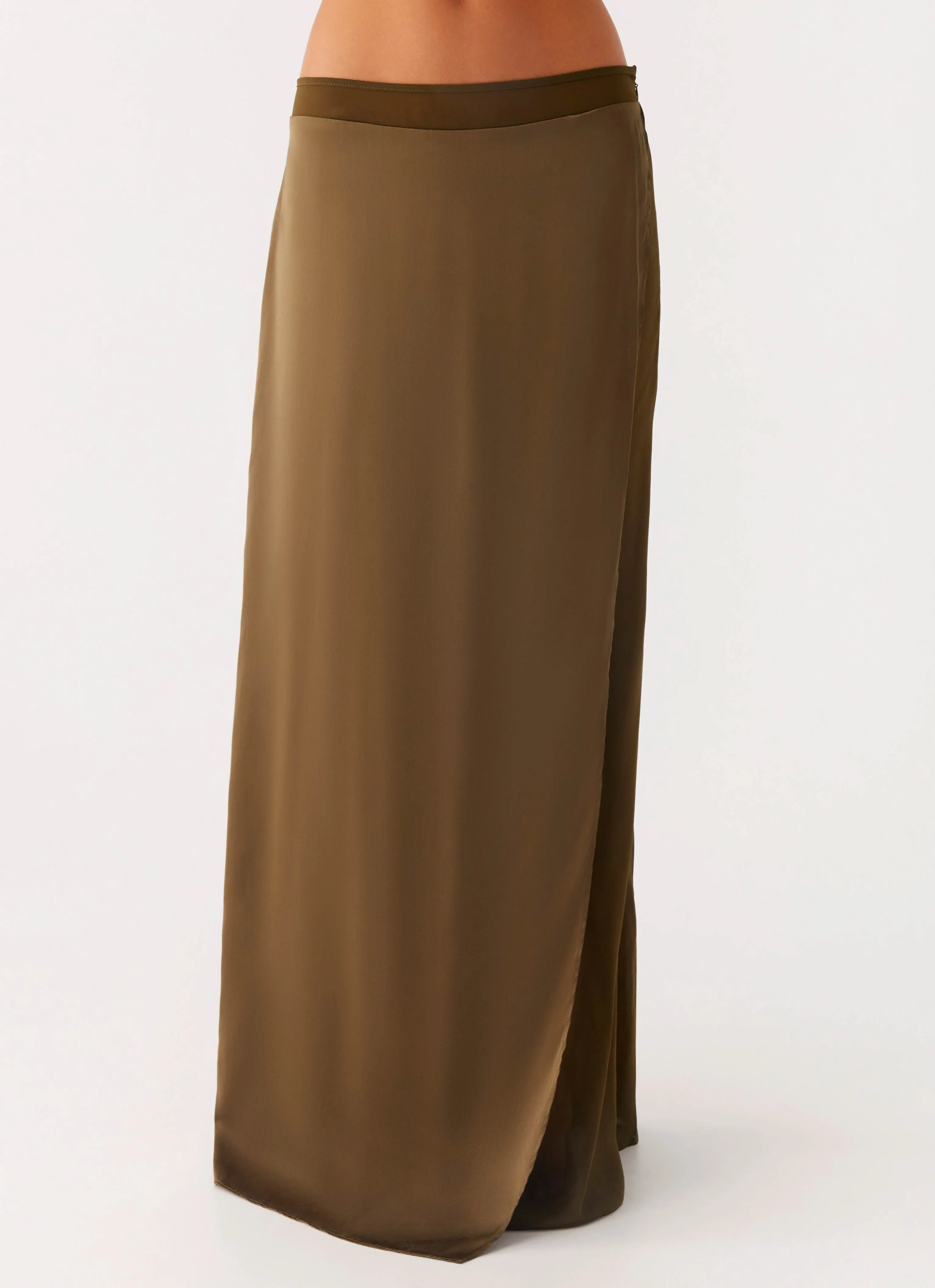 Smart Style Mavie Maxi Skirt - Khaki
