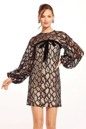 Maxi length Scala Dress - Luster Glass Off-Shoulder Smart Fit Scala Dress - Luster Glass