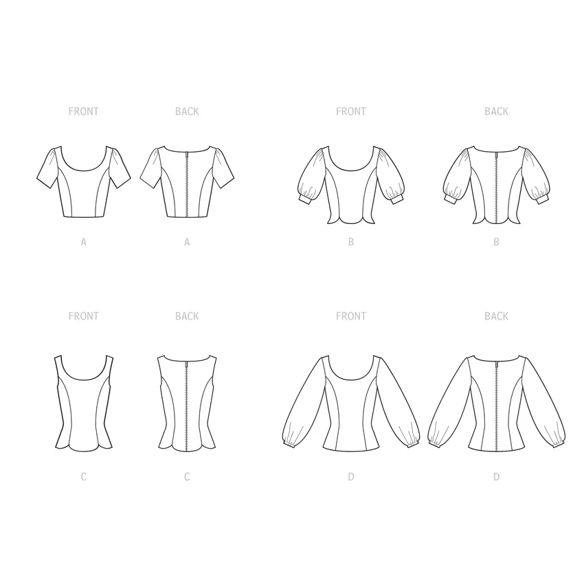 McCall's Pattern M8255 Misses' & Women's Tops