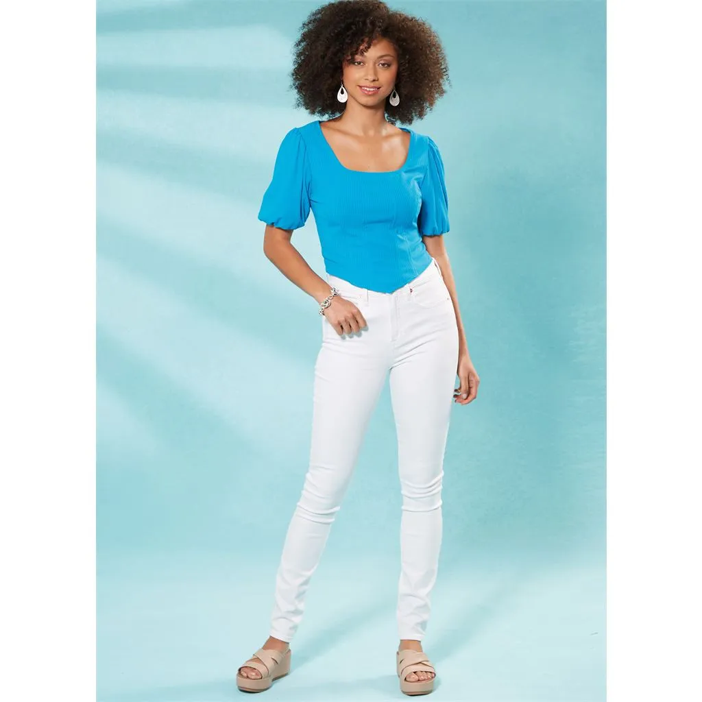 McCall's Pattern M8364 Misses' Knit Corset Tops