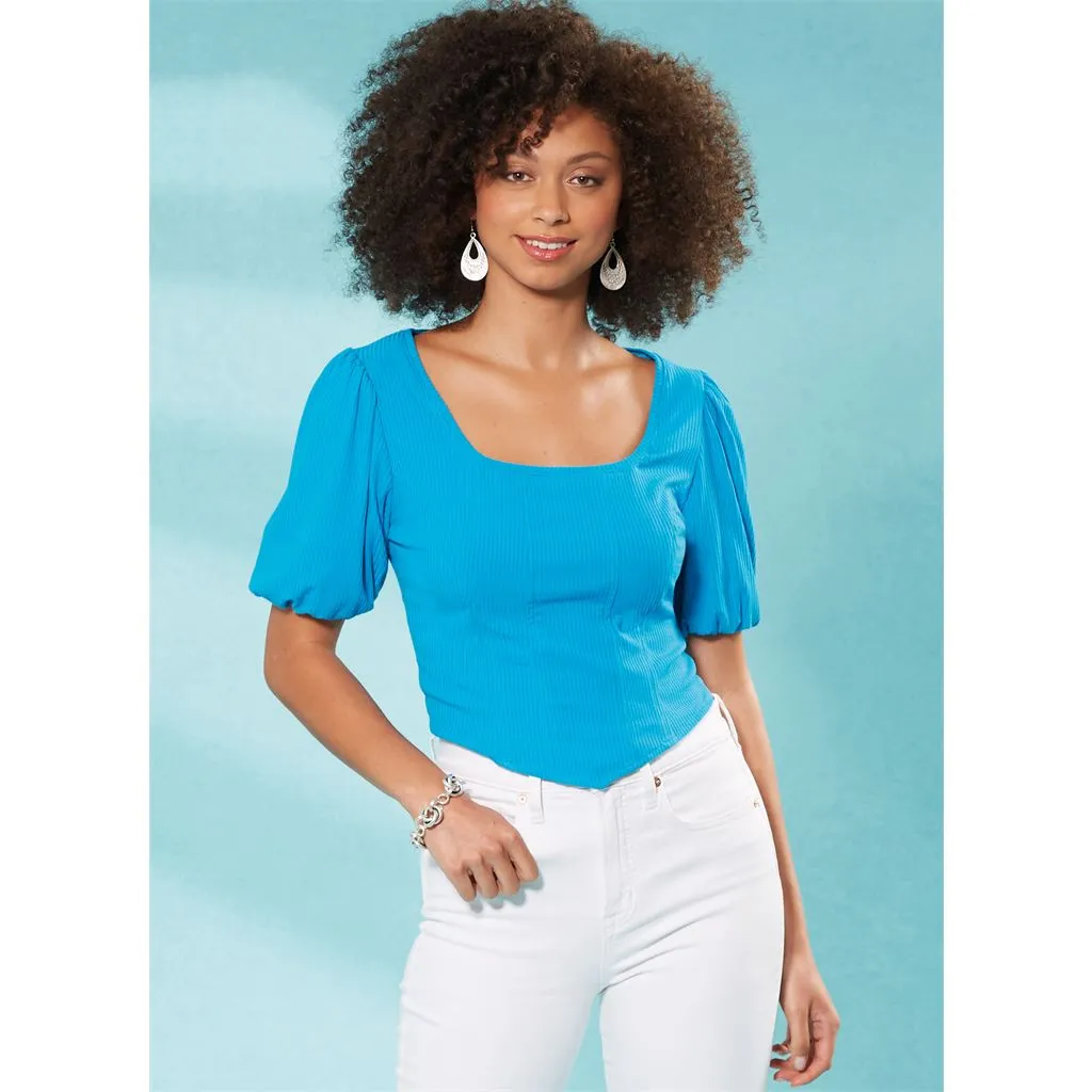McCall's Pattern M8364 Misses' Knit Corset Tops