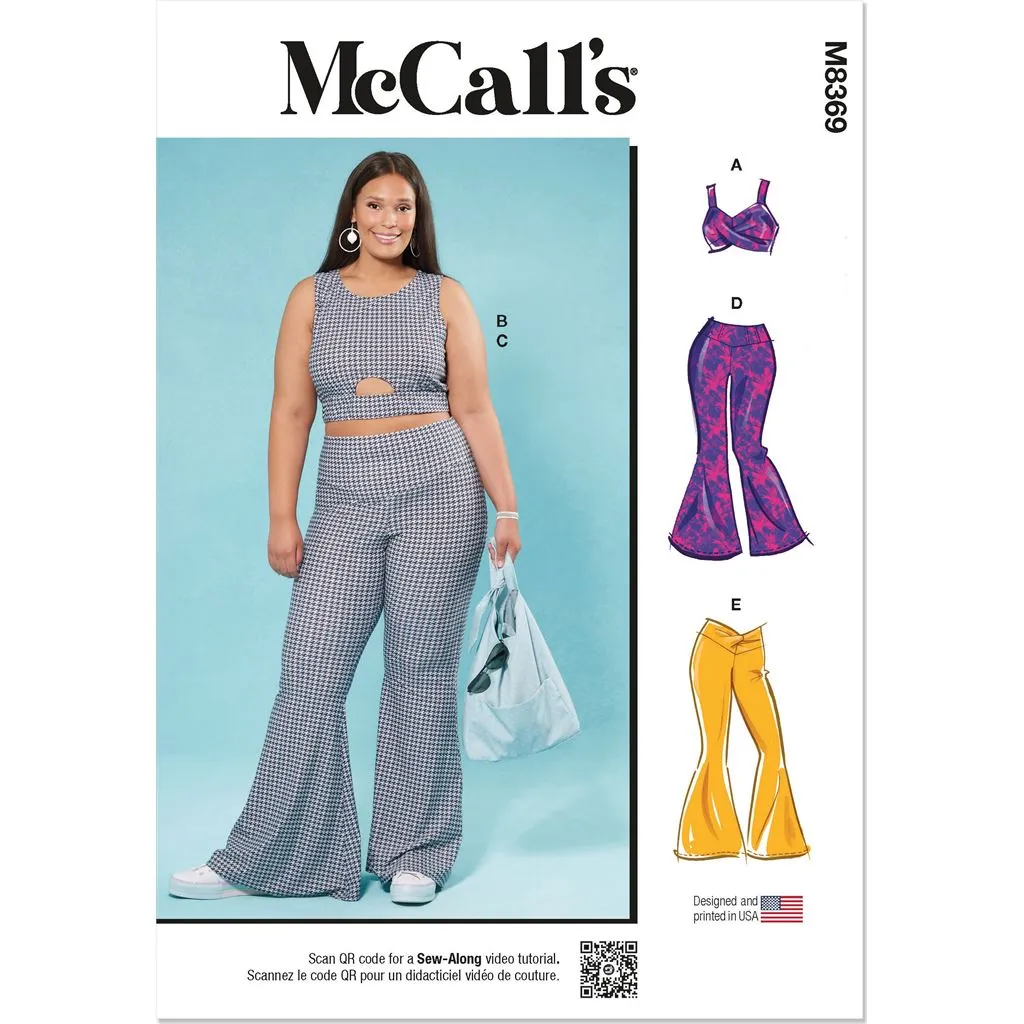 McCall's Pattern M8369 Women's Knit Tops and Pants