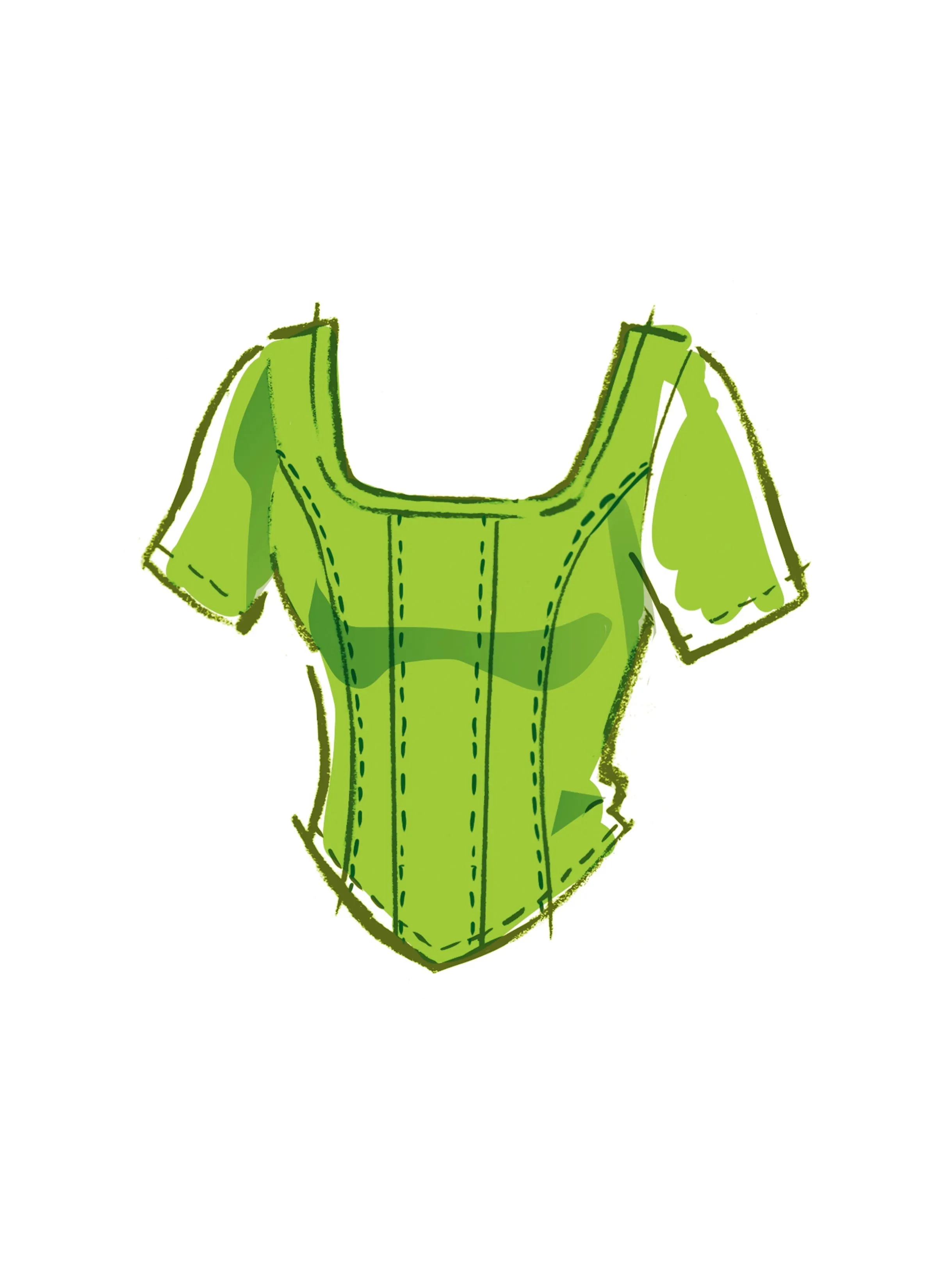 McCall's Sewing Pattern 8364 Misses' Knit Corset Tops