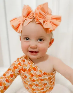 Melon Matte Swim Bow