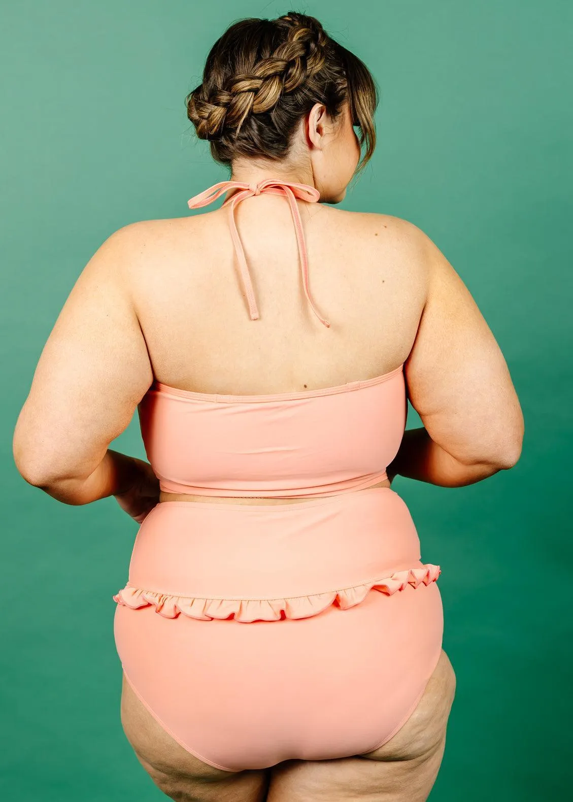 Melon | Mid-Ruffle Bottoms