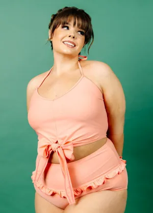 Melon | Mid-Ruffle Bottoms