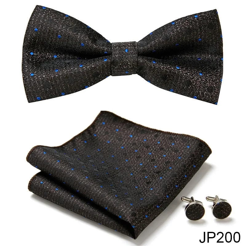 Men Bow Tie And Pocket Square