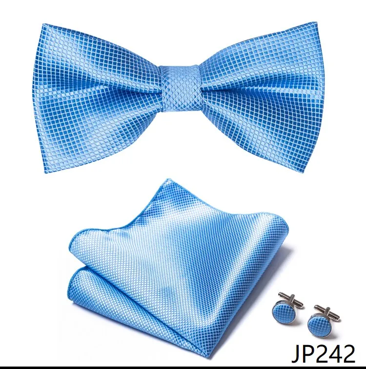 Men Bow Tie And Pocket Square