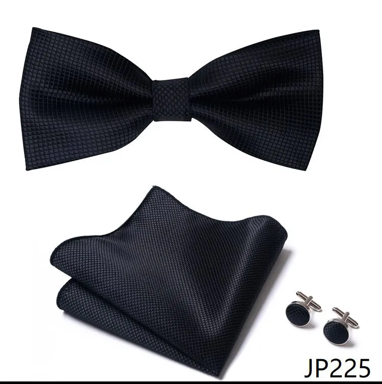 Men Bow Tie And Pocket Square