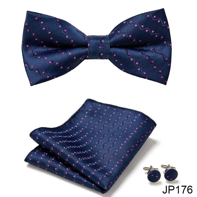 Men Bow Tie And Pocket Square