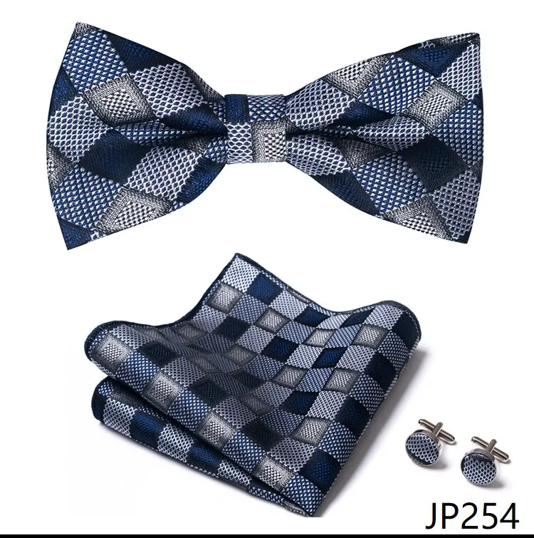 Men Bow Tie And Pocket Square