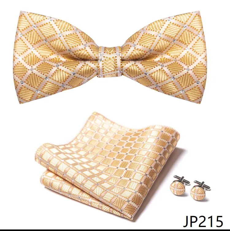 Men Bow Tie And Pocket Square