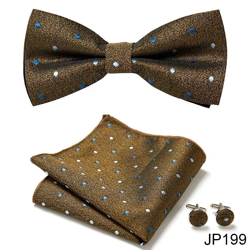Men Bow Tie And Pocket Square